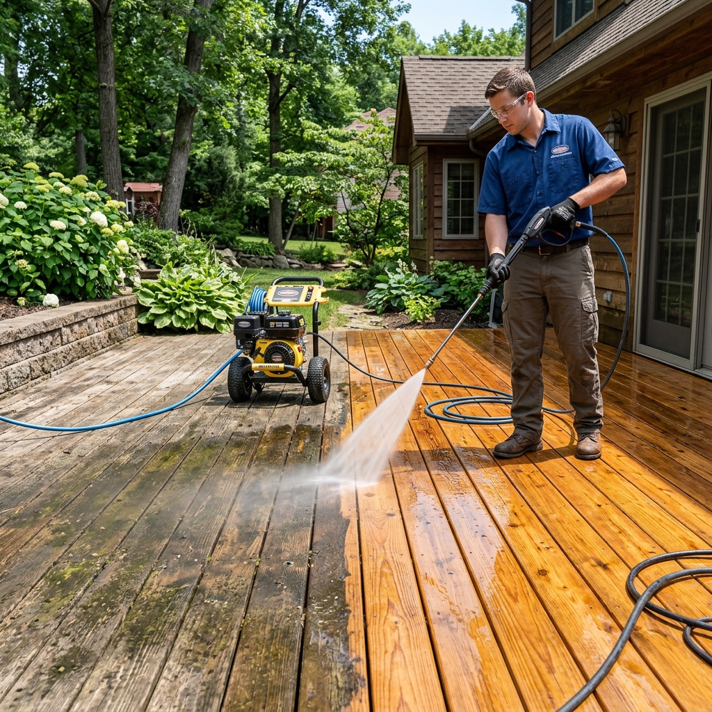 Deck Cleaning